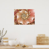 Poster Conception de cœur rose (Cuisine)