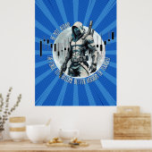 Poster Conception de commerce de fantaisie | Cyberpunk |  (Cuisine)