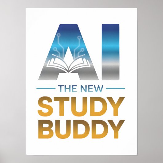 Poster Conception de compagnon d'étude en intelligence ar (Devant)