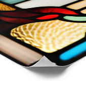 Poster Conception de coq de look de verre (Coin)