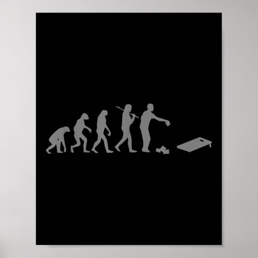 Poster Conception de Cornhole pour hommes femmes enfants (Devant)
