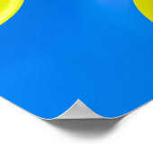 Poster Conception de courbe de motif sans couture (Coin)