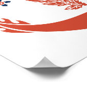 Poster Conception de course de bateaux Dragon (Coin)