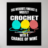 Poster Conception de Crochet pour femmes pour les citatio (Devant)