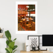 Poster Conception de cuisine vintage (Bureau à domicile)