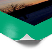 Poster Conception de décoration murale lever de soleil (Coin)