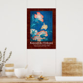 Poster Conception de défilement Peonies et canari par Hok (Cuisine)