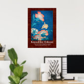Poster Conception de défilement Peonies et canari par Hok (Bureau à domicile)