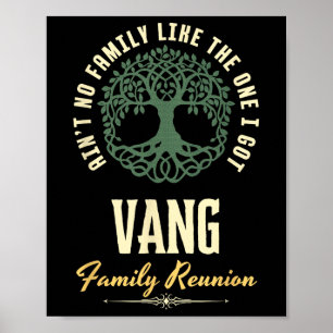 Poster Conception de design assorti pour réunion de famil