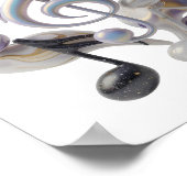 Poster Conception de design graphique ART ABSTRAIT en arg (Coin)