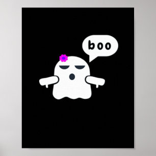 Poster Conception de dessin pour Halloween Little Boo