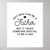 Poster Conception de devis papa spécial (Devant)