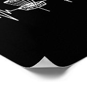 Poster Conception de disque de golf cool pour hommes femm (Coin)