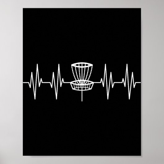 Poster Conception de disque de golf cool pour hommes femm (Devant)