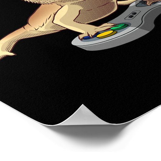 Poster Conception de dragon barbu pour les enfants Jeu vi (Coin)