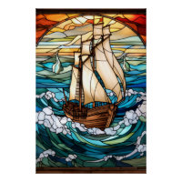 Conception de fenêtre en verre coloré de grand voi