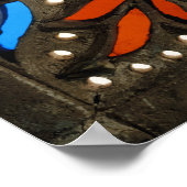 Poster Conception de fenêtres colorées (Coin)