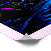 Poster Conception de Fleur de Jungle Lumineuse Mystique (Coin)