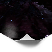 Poster Conception de fleur fractale abstraite. (Coin)