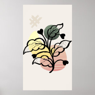 Poster Conception de fond moderne