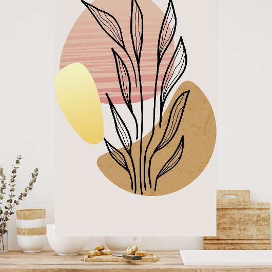 Poster Conception de fond tendance  (Cuisine)