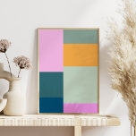 Poster Conception de formes géométriques simples et color<br><div class="desc">Conception de formes géométriques simples et colorées</div>