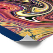 Poster Conception de jaillissement abstrait (Coin)