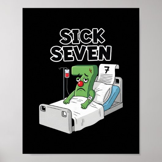 Poster Conception de jeu de mots amusant pour costume Sic (Devant)