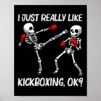 Conception de kickboxing cool pour hommes femmes k