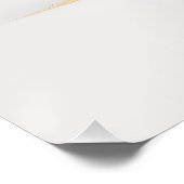 Poster Conception de la coupe de café Abstraite (Coin)