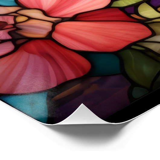 Poster Conception de la fenêtre en verre tendu Chihuahua (Coin)