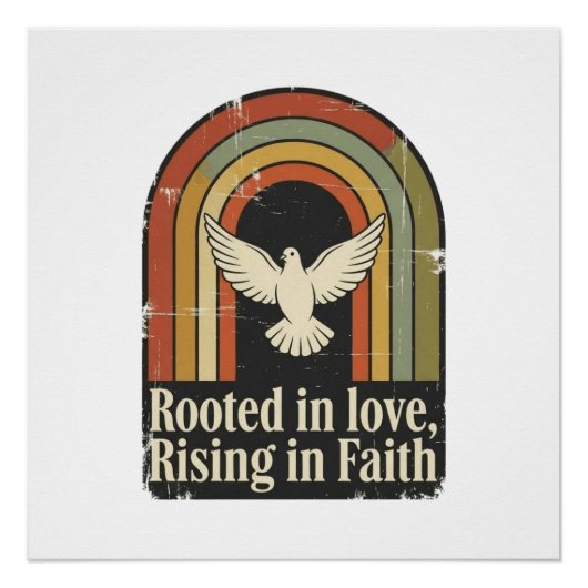 Poster Conception de la foi rétro-enracinée (Devant)