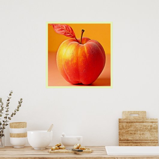 Poster Conception de la Pêche Dorée Parfaite (Cuisine)
