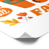 Poster Conception de la saison d'automne (Coin)