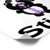 Poster Conception de la sensibilisation à la peau (Coin)