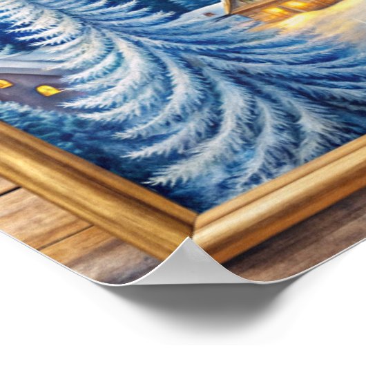 Poster Conception de la télévision par cadre (Coin)