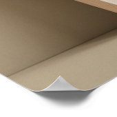 Poster Conception de la télévision par cadre (Coin)