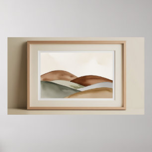 Poster Conception de la télévision par cadre