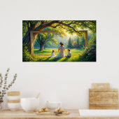 Poster Conception de la télévision par cadre (Cuisine)