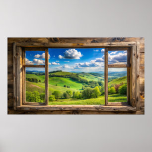 Poster Conception de la télévision par cadre