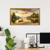 Poster Conception de la télévision par cadre (Bureau à domicile)