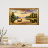 Poster Conception de la télévision par cadre (Cuisine)