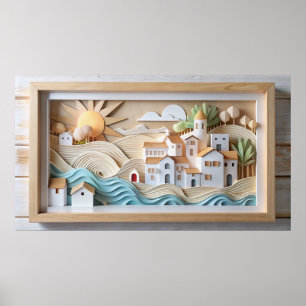 Poster Conception de la télévision par cadre