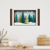 Poster Conception de la télévision par cadre (Cuisine)