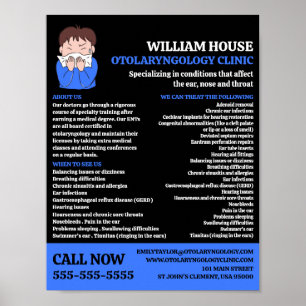 Poster Conception de l'allergie, Otolaryngologiste, Otola