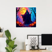 Poster Conception de l'appel de éffrayant Moon Death (Bureau à domicile)