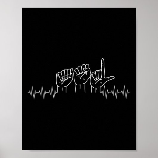 Poster Conception de l'ASL de Hearbeat pour l'ASL Lover D (Devant)