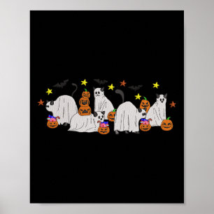 Poster Conception de l'effet de broderie pour fantôme de