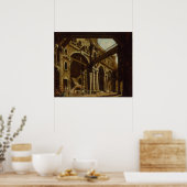 Poster Conception de l'étape pour l'acte III de l'opéra (Cuisine)