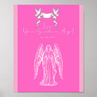 Poster Conception de lettre d'amour - Amour, Votre Ange G